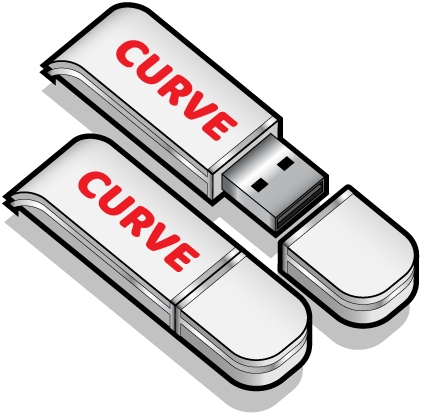 Curved Style USB Drives Curved Style USB Drives