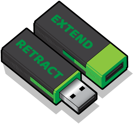 Retractor USB Styles Retractor USB Styles