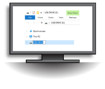 USB drives labelling USB drives labelling