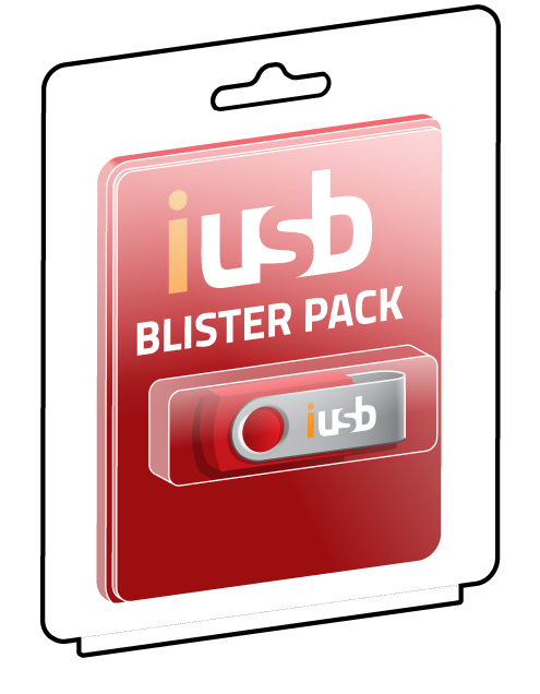 Packaging USB blister packs Packaging USB blister packs