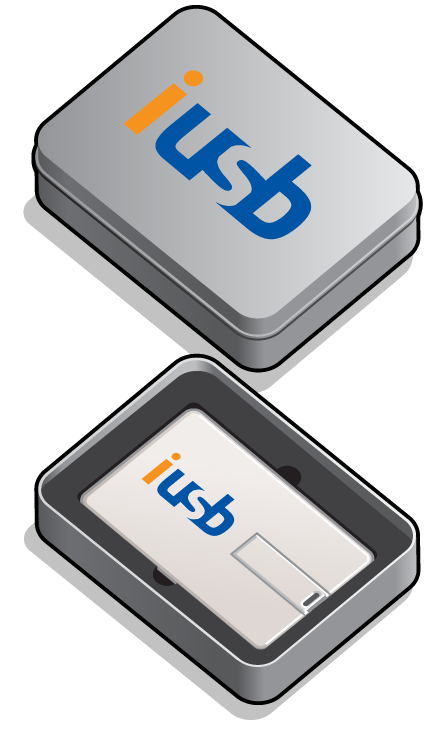 Printed Promotional USBs in Tin box Printed Promotional USBs in Tin box