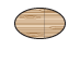 Oval Shaped Wooden USB